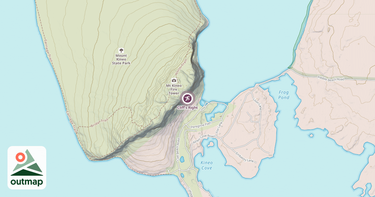 Map of Cliff's Right
