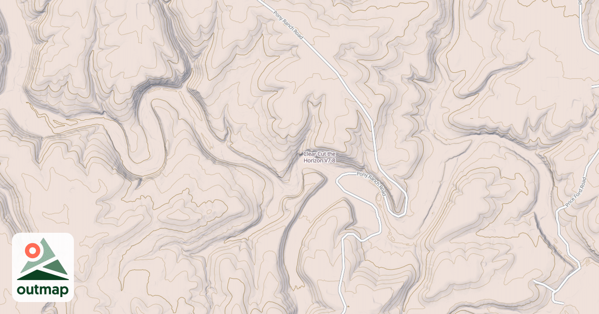 Map of Clear Cut the Horizon
