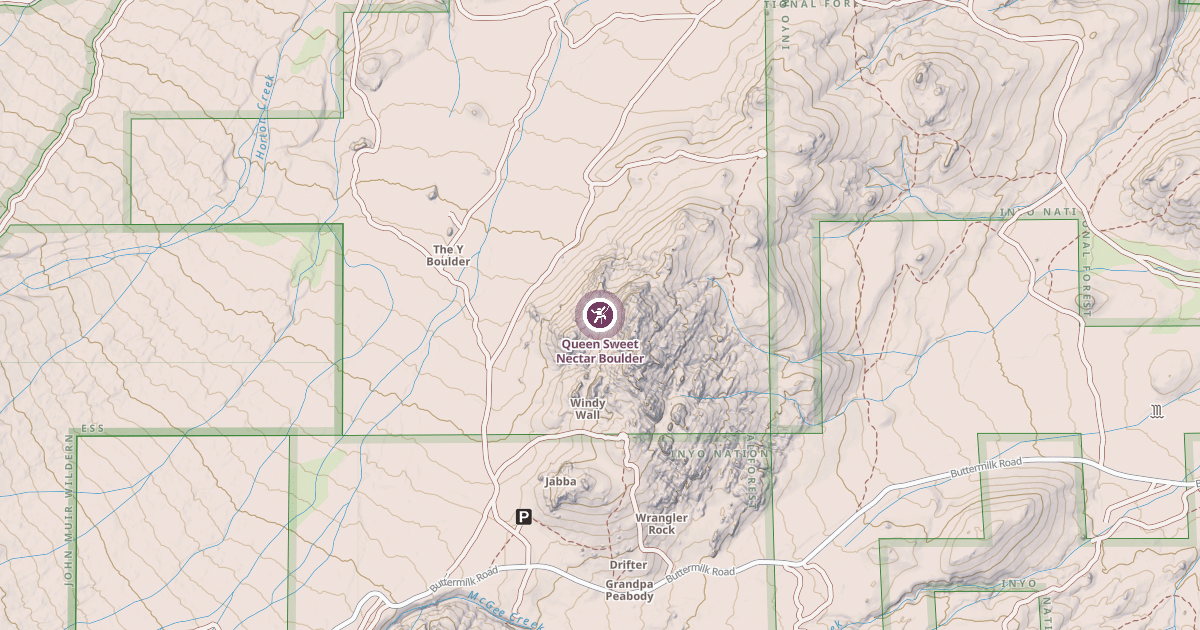 Map preview of Queen Sweet Nectar Boulder