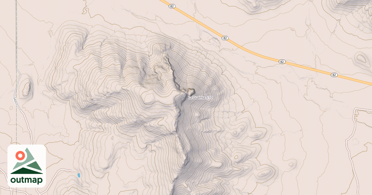Map of La Guairita