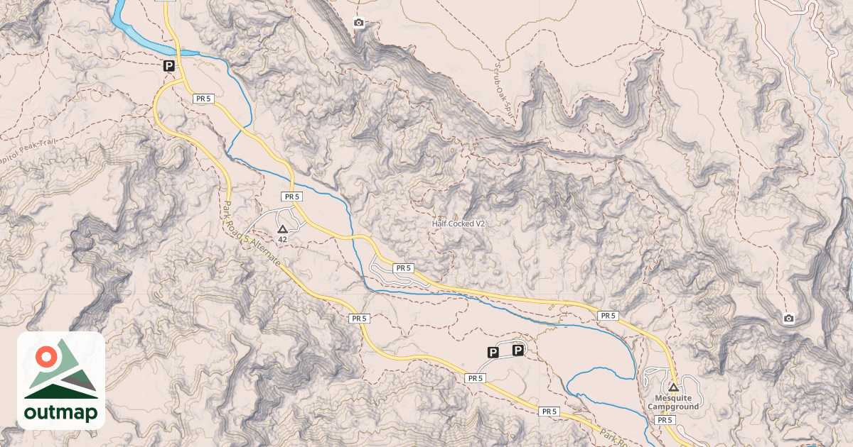 Map of Half Cocked