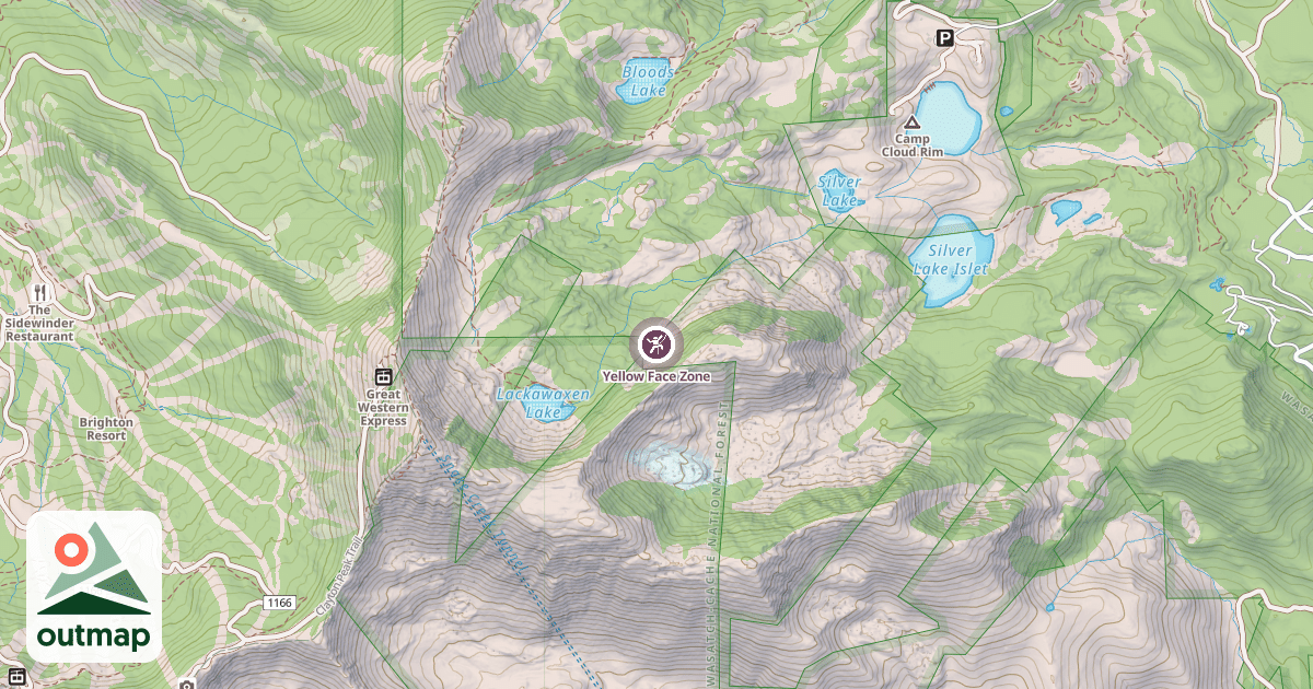 Map of Yellow Face Zone