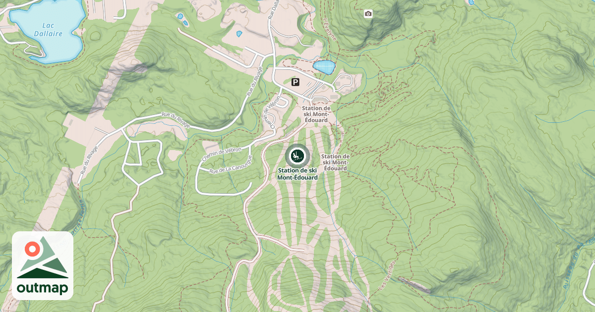 Map of Station de ski Mont-Édouard