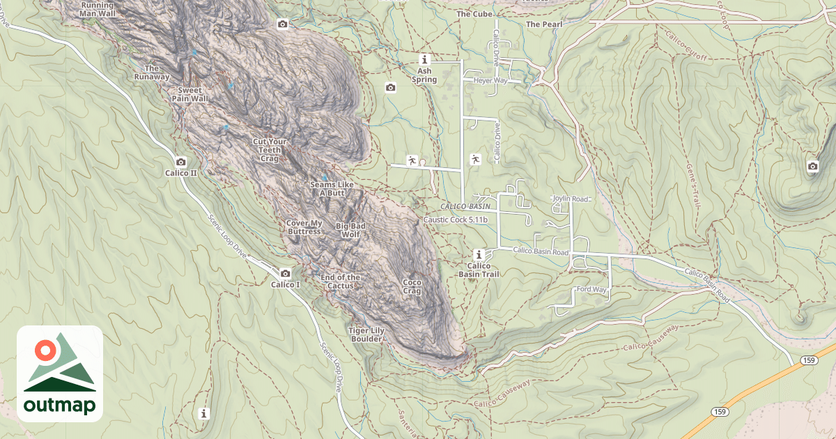 Map of Caustic Cock