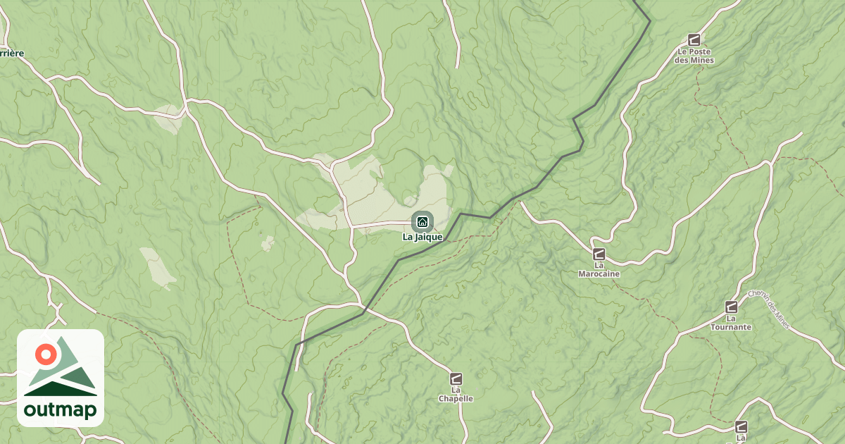 Map of La Jaique