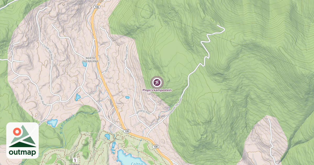 Map of Plops's kampestein