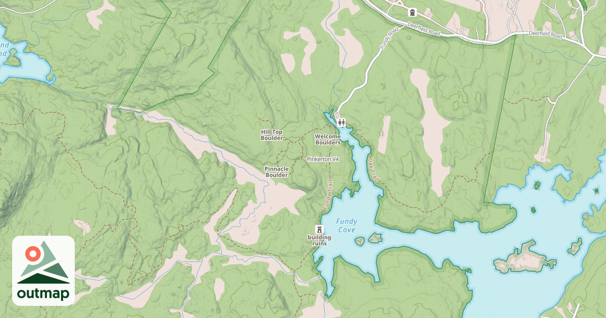Map of Pinkerton