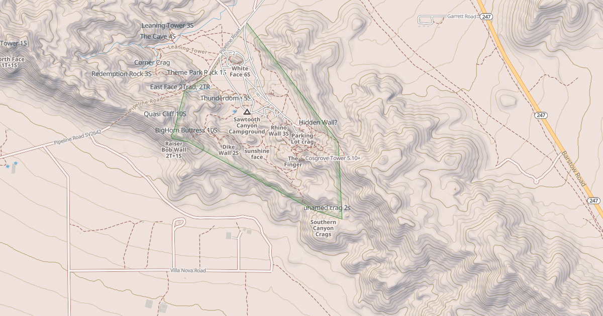 Map preview of Cosgrove Tower