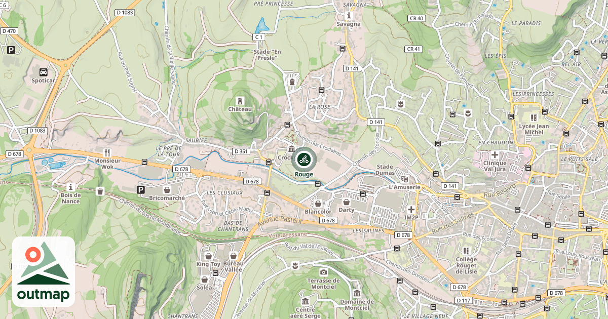 Map of Rouge