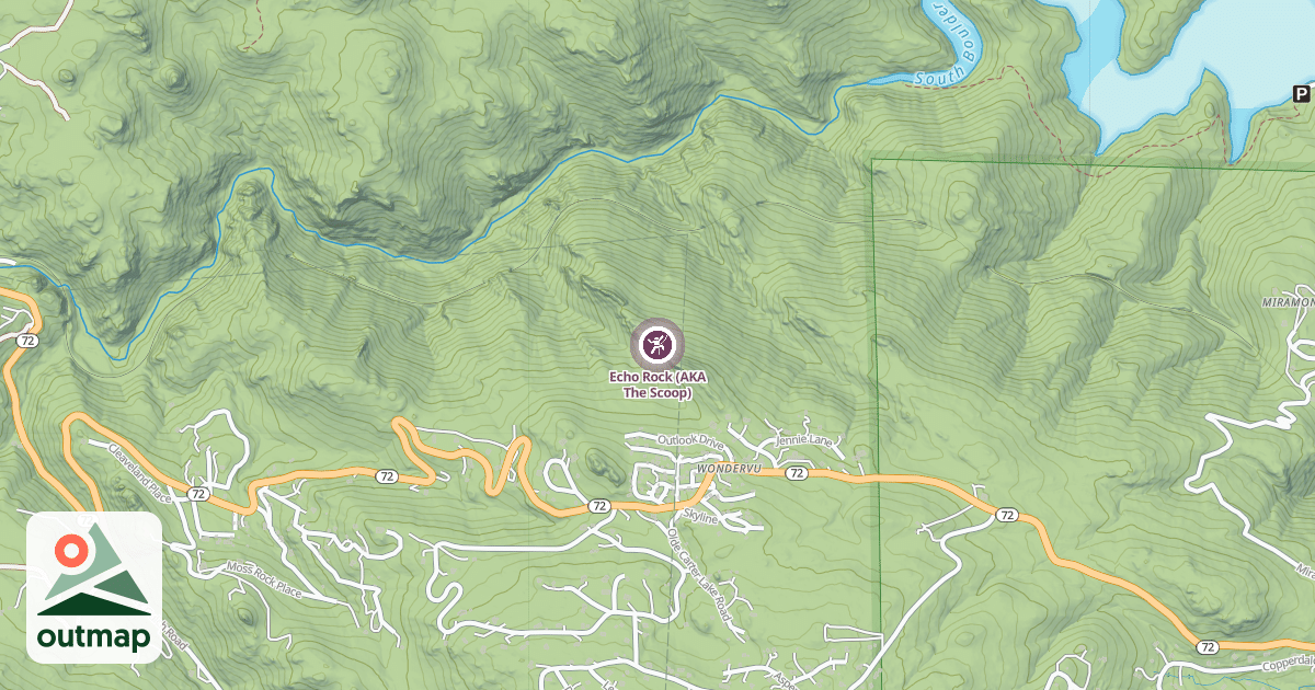 Map of Echo Rock (AKA The Scoop)