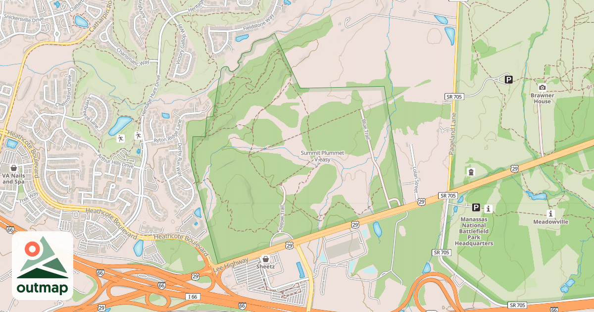 Map of Summit Plummet