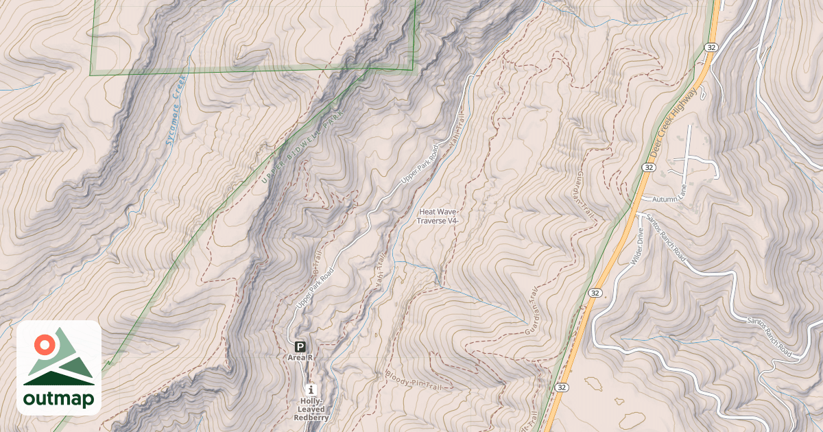 Map of Heat Wave Traverse