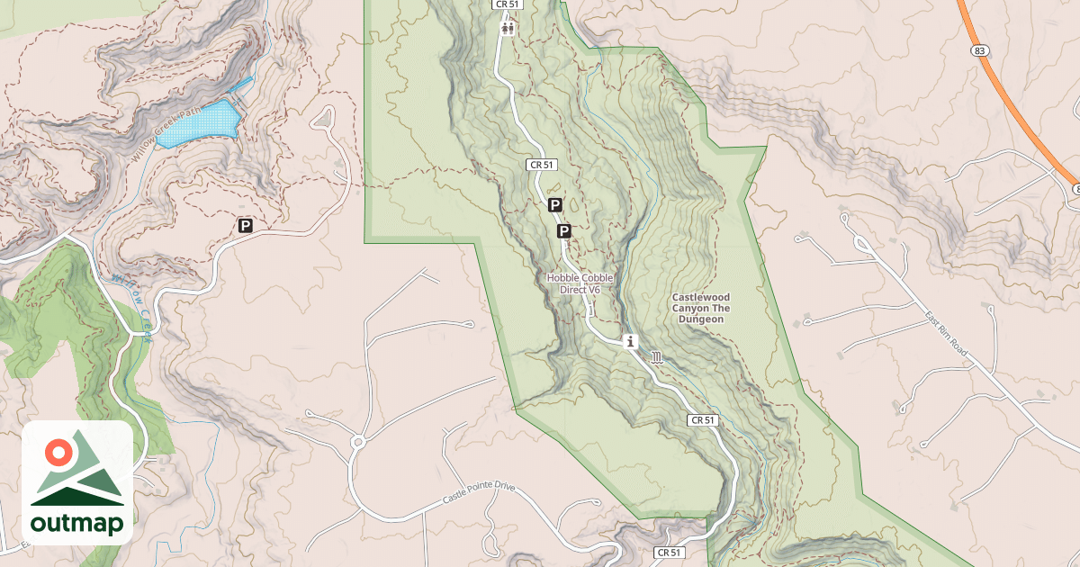 Map of Hobble Cobble Direct