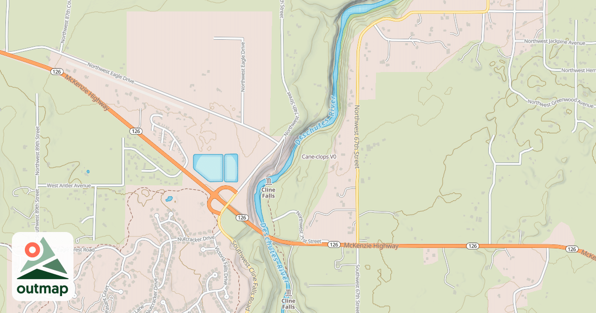 Map of Cane-clops