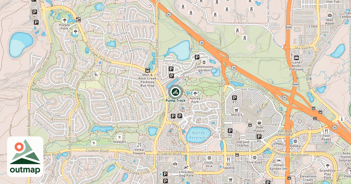 Map of Pump Track