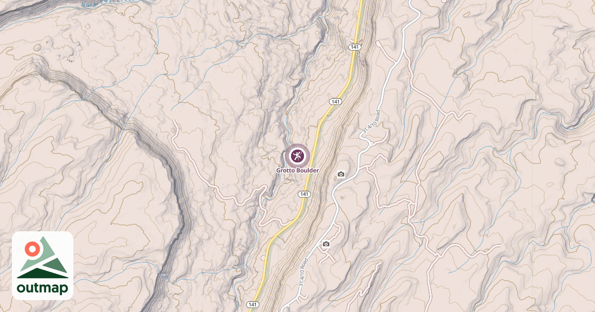 Map of Grotto Boulder