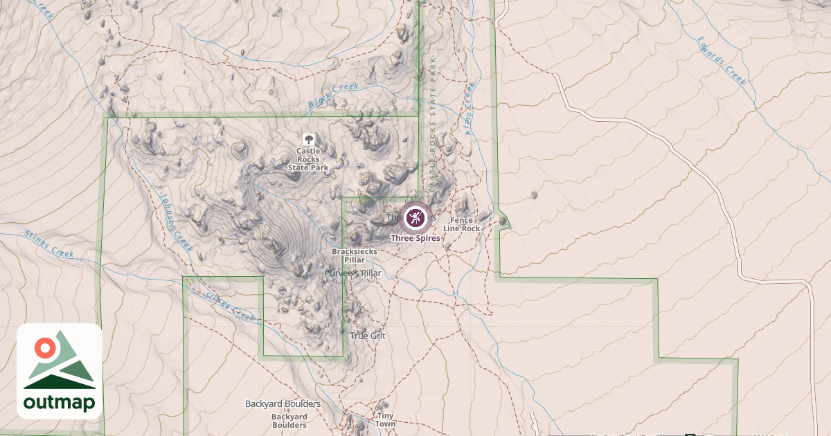Map of Three Spires