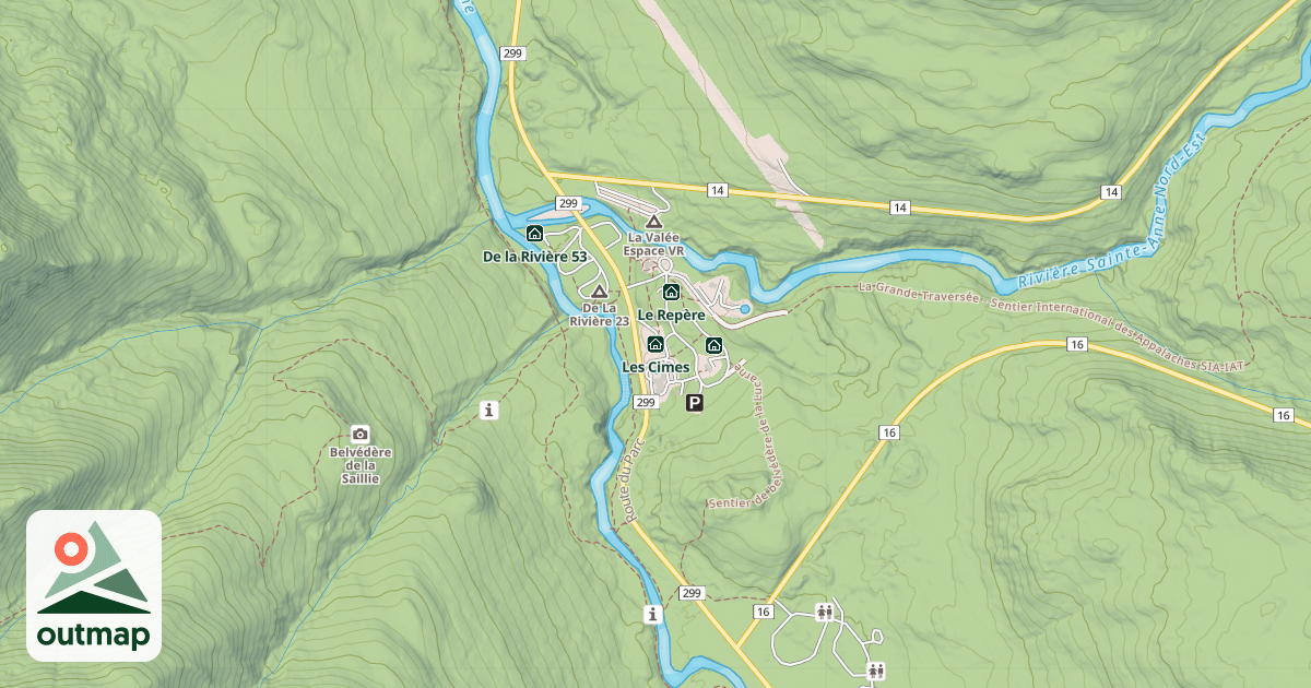 Map of Les Cimes