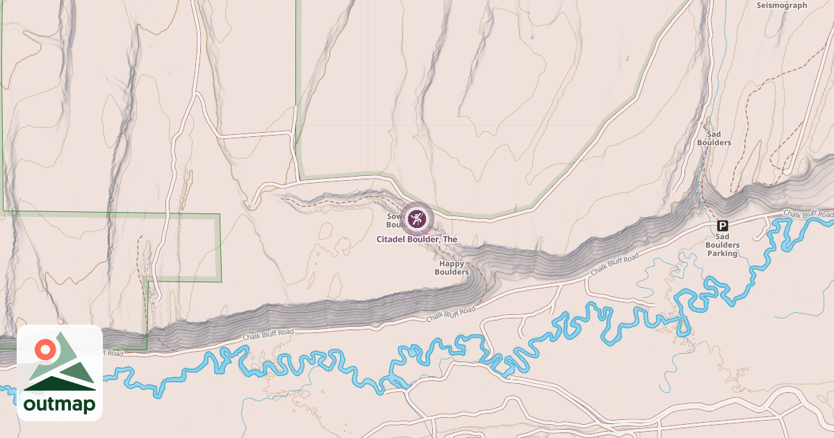 Map of Citadel Boulder, The
