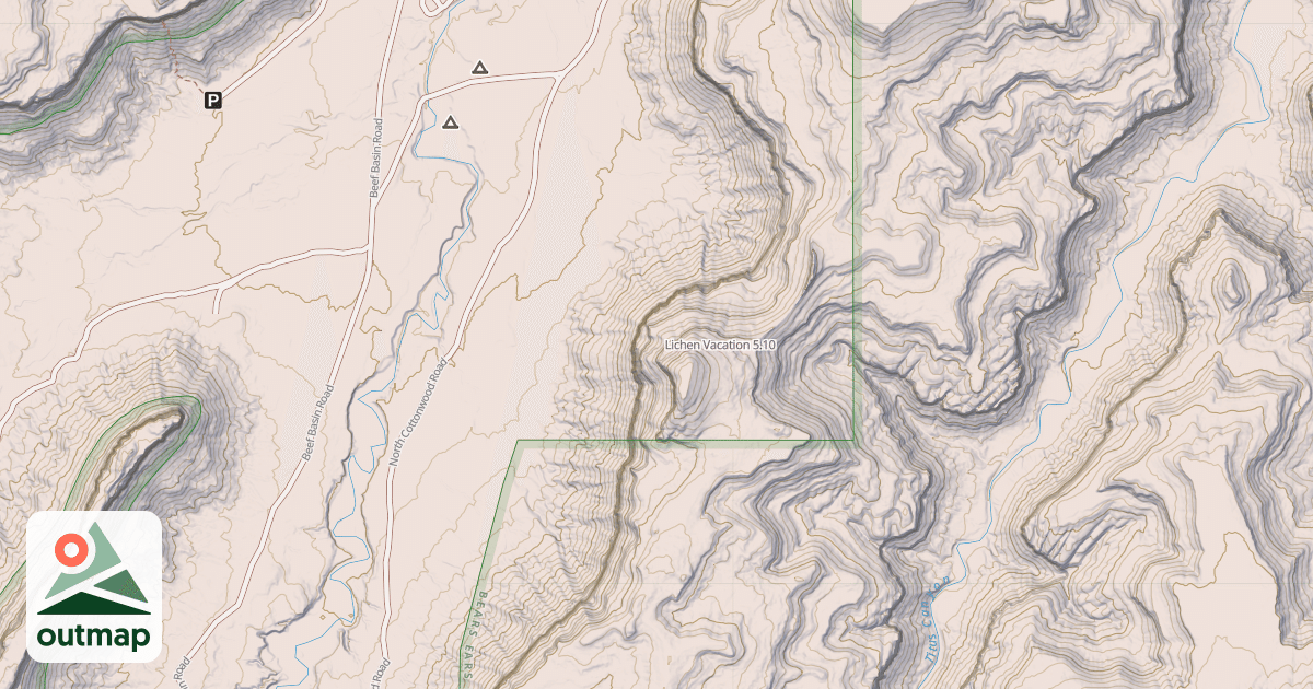 Map of Lichen Vacation