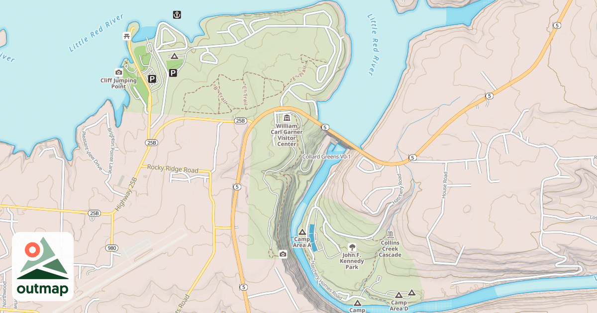 Map of Collard Greens