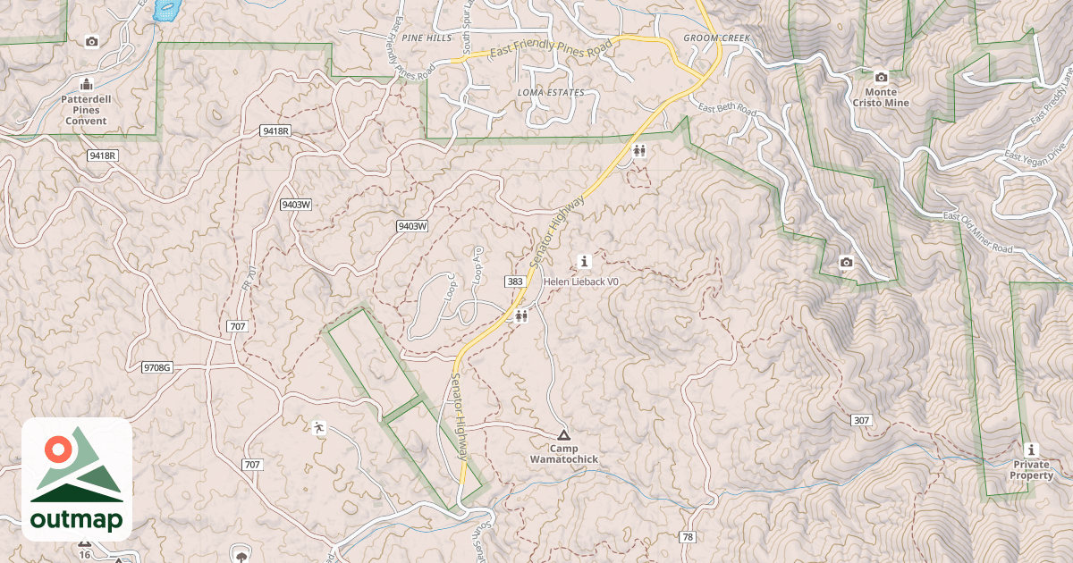 Map of Helen Lieback