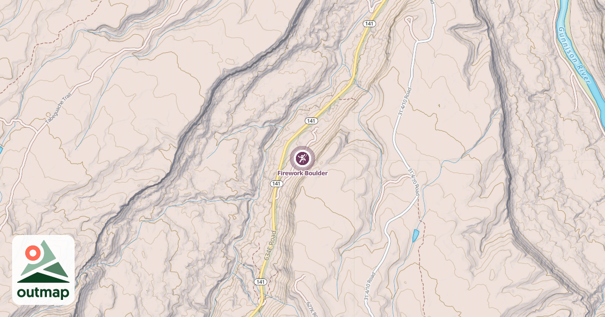 Map of Firework Boulder