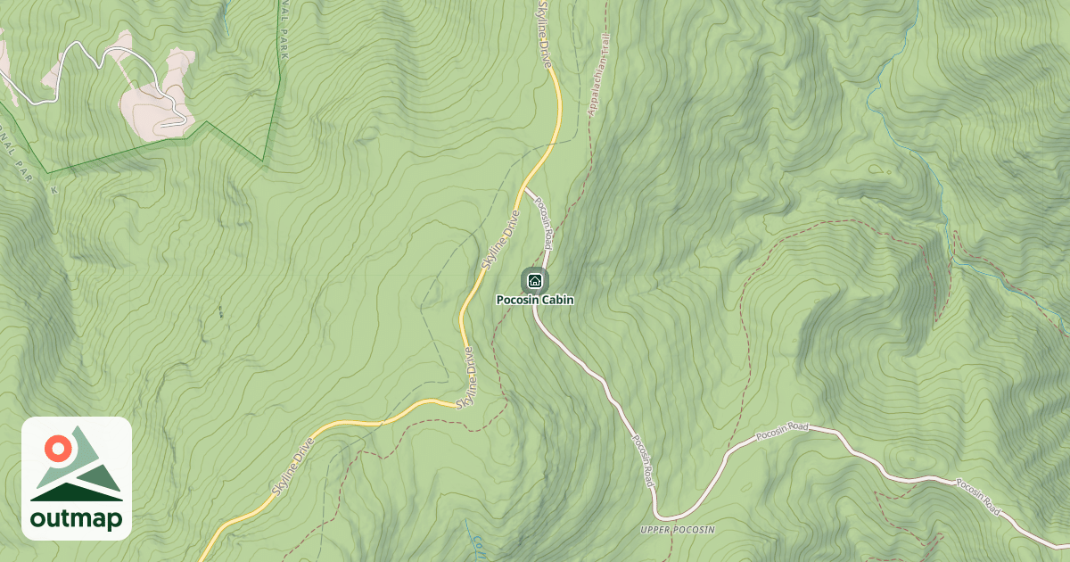 Map of Pocosin Cabin
