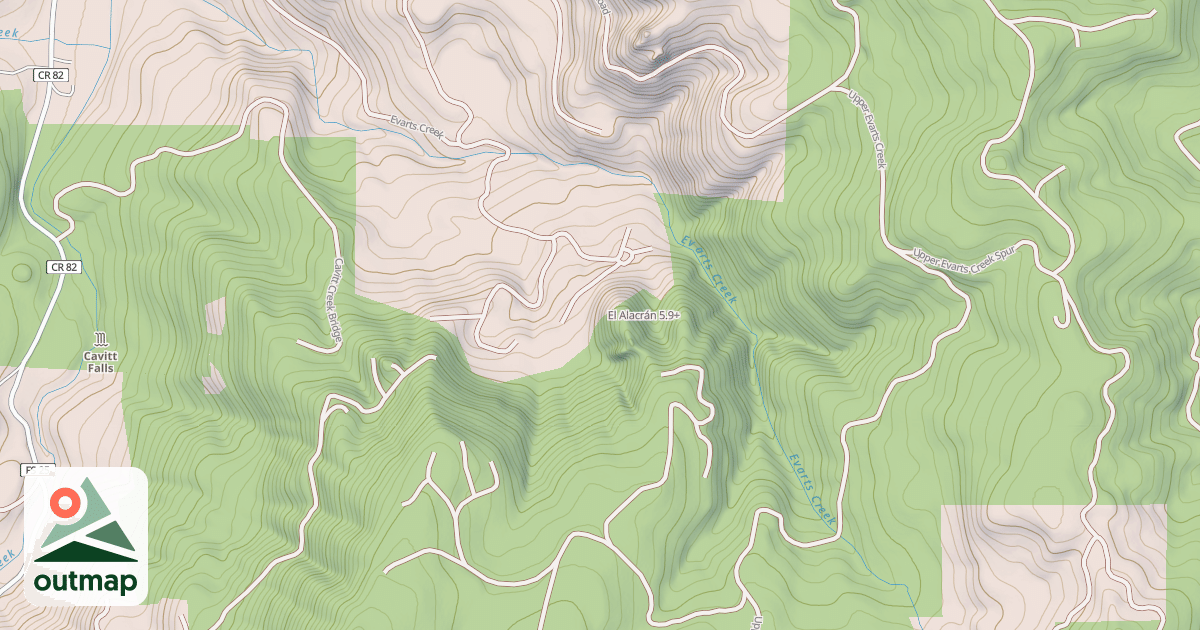 Map of El Alacrán