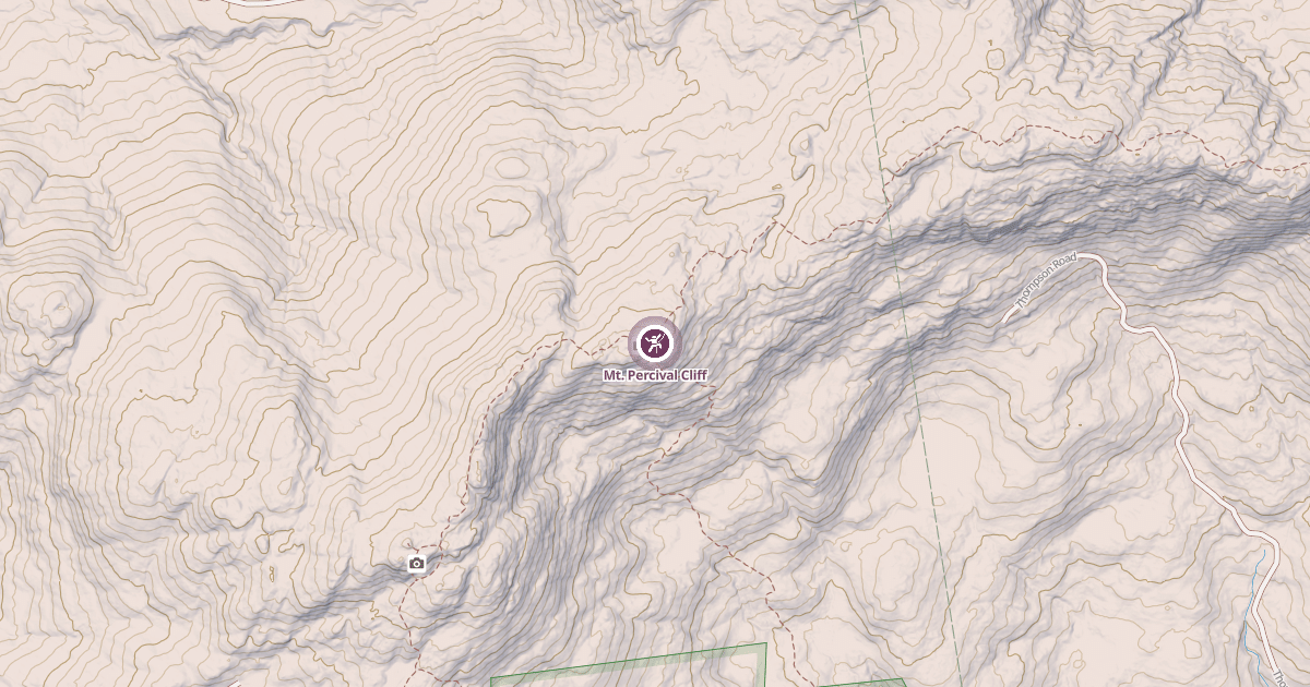 Map preview of Mt. Percival Cliff