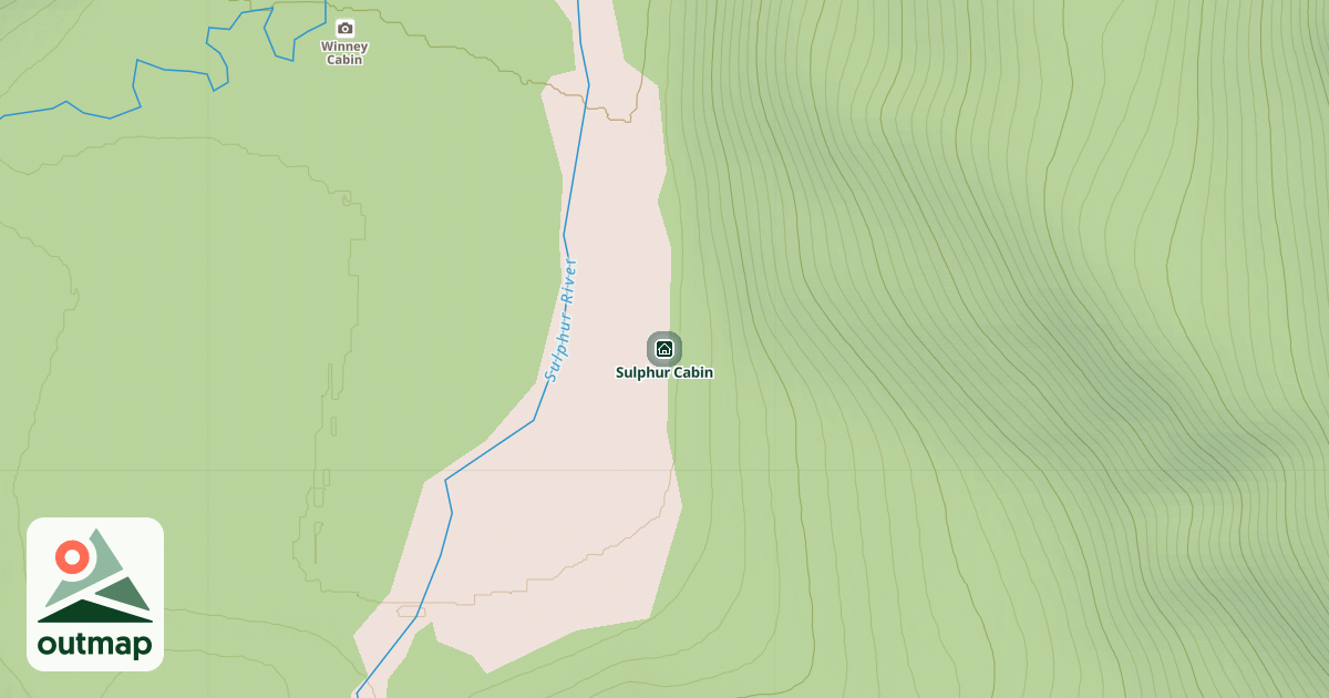Map of Sulphur Cabin