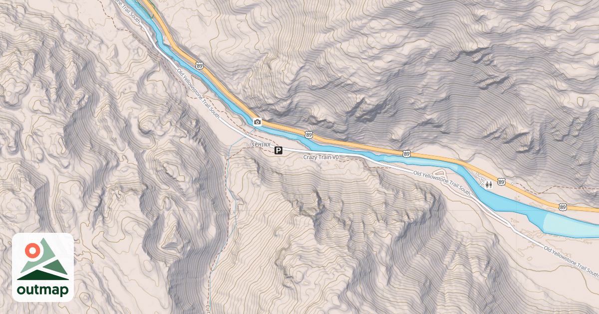 Map of Crazy Train