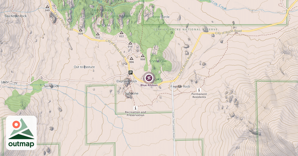 Map of Blue Ribbon
