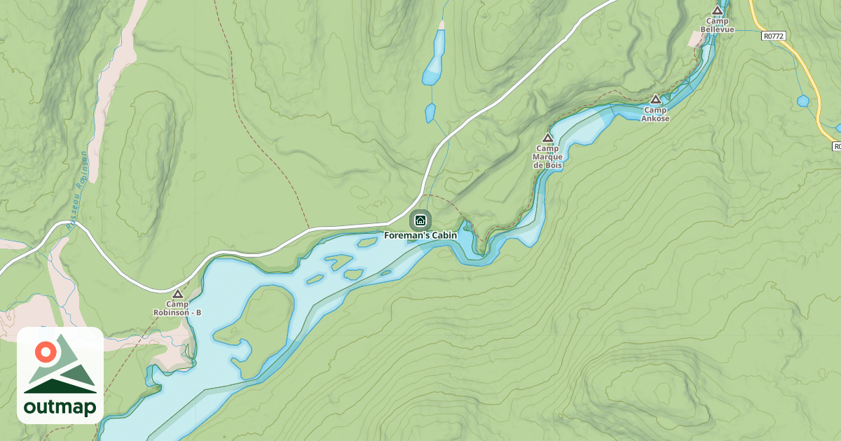 Map of Foreman's Cabin