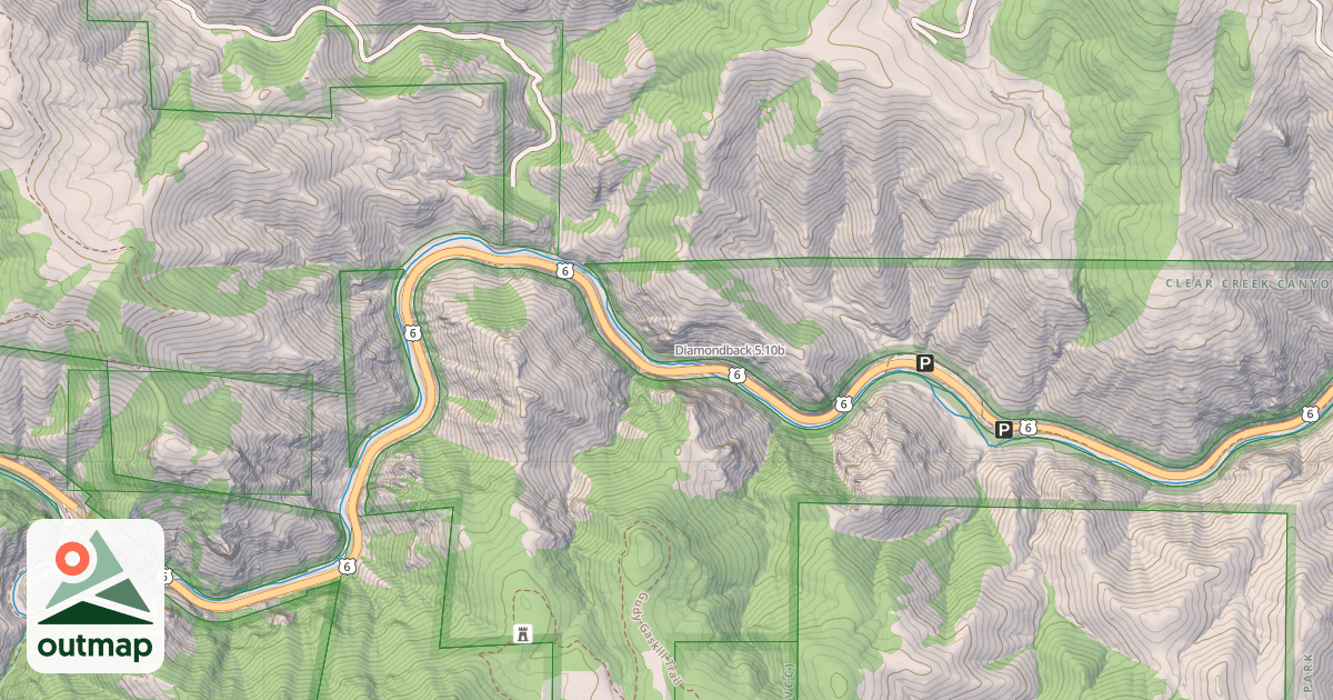 Map of Diamondback