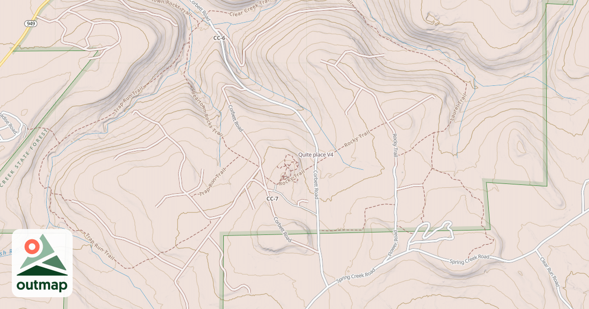 Map of Quite place