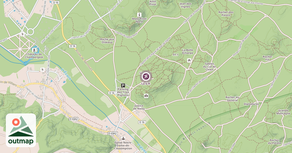 Map of La G.R.