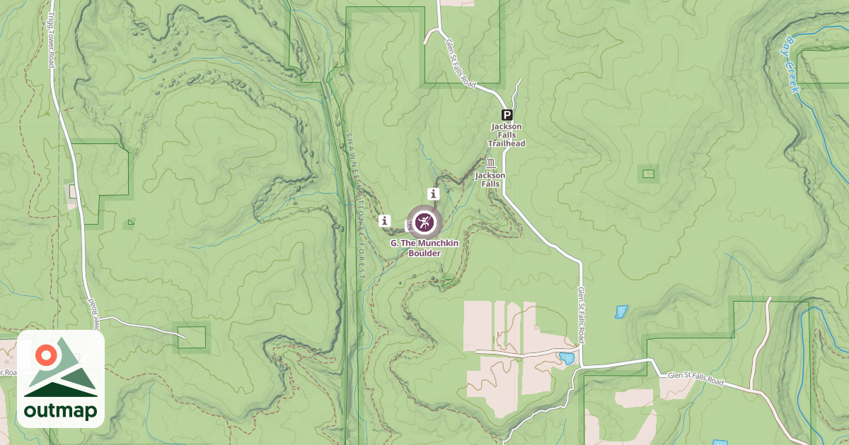 Map of G. The Munchkin Boulder