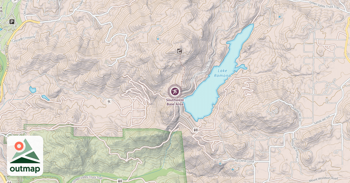 Map of Southwest Base Area