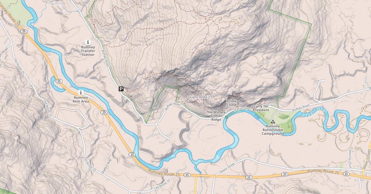 Map preview of Quartz Arete