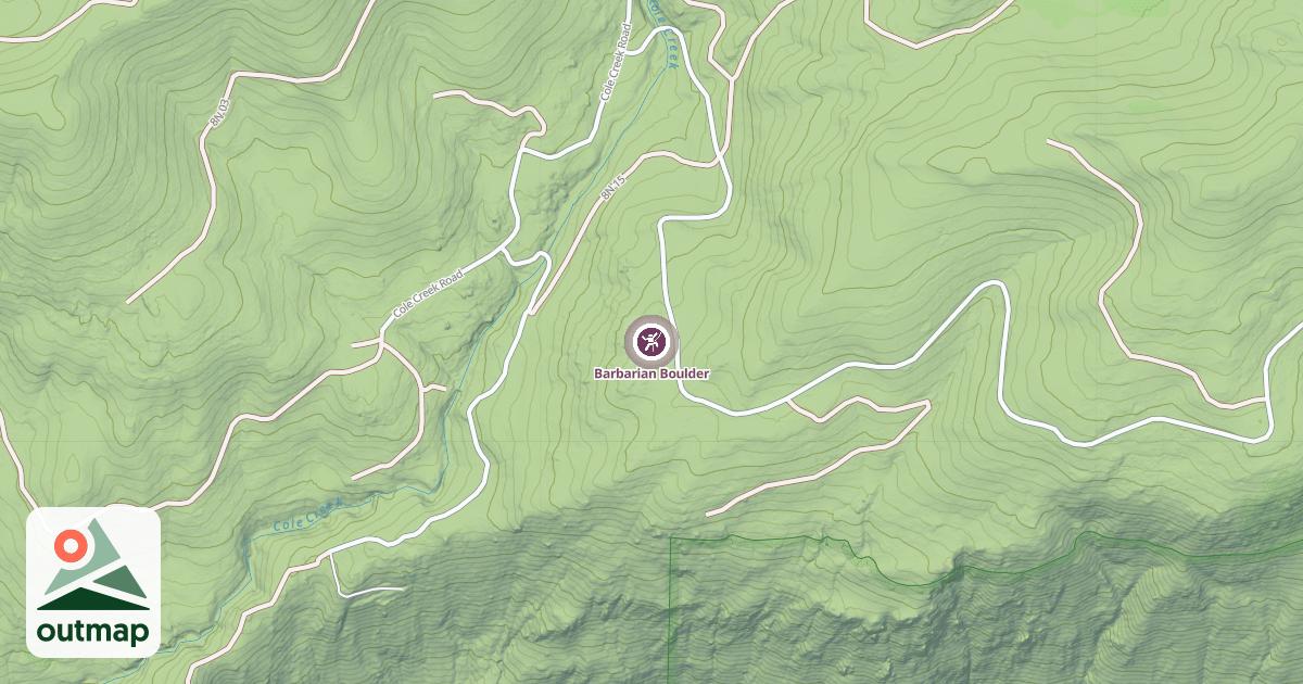 Map of Barbarian Boulder
