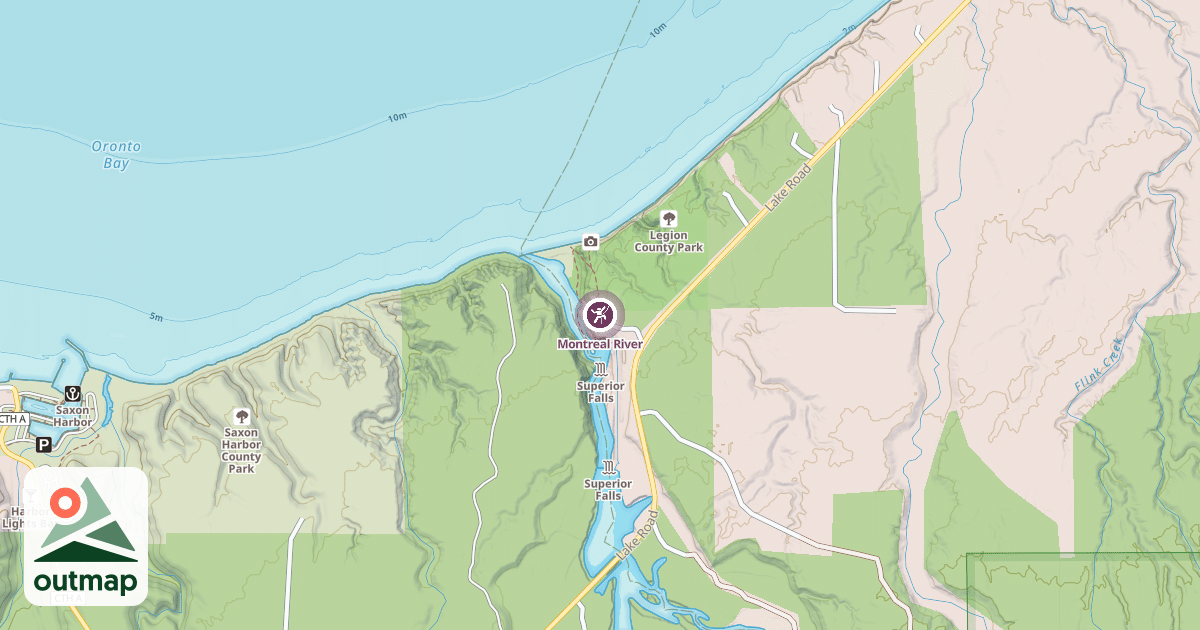 Map of Montreal River