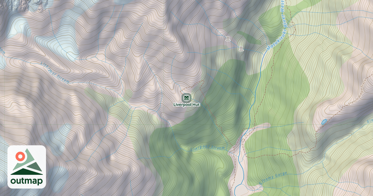 Map of Liverpool Hut