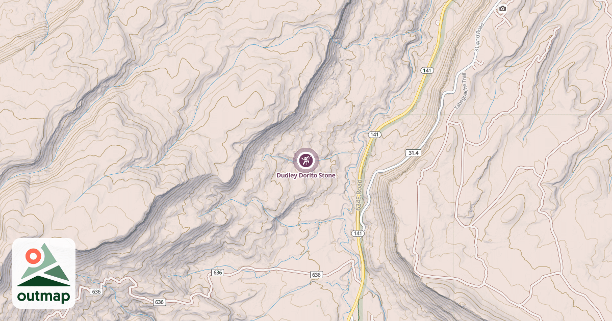 Map of Dudley Dorito Stone