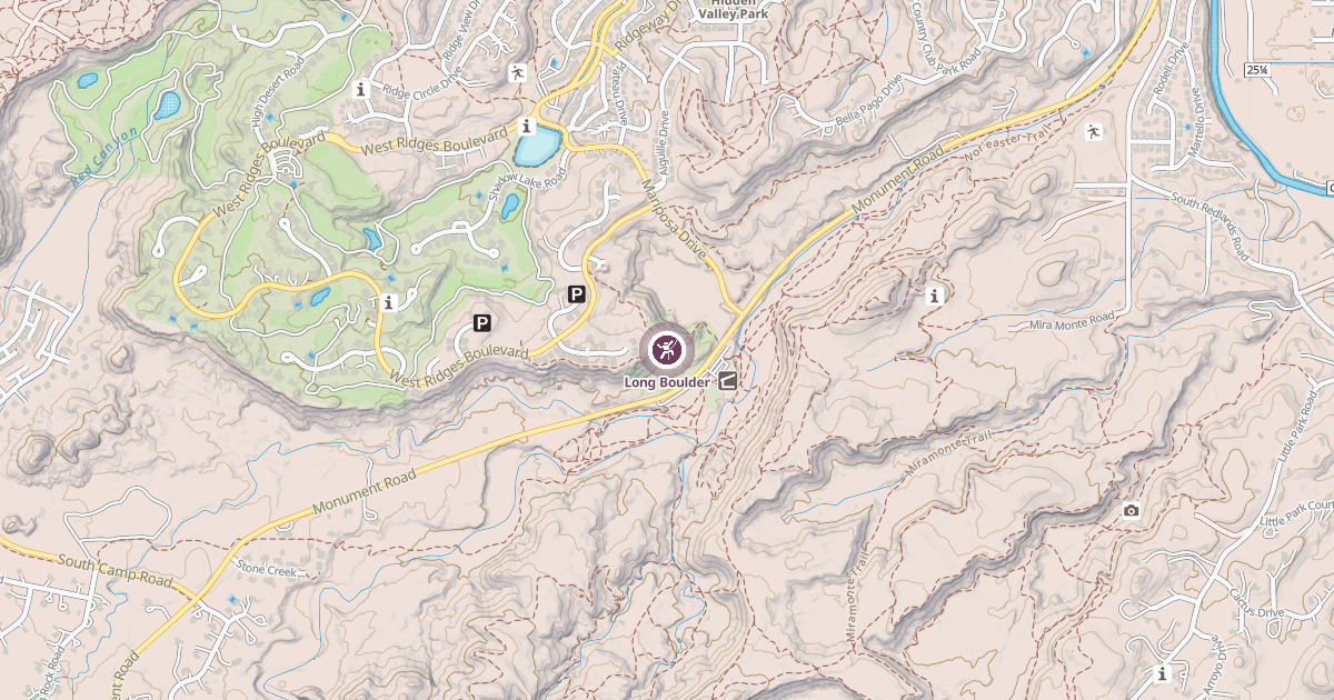 Map preview of Long Boulder