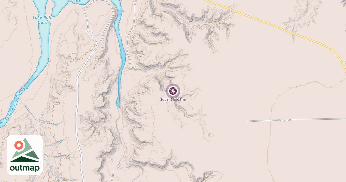 Map of Super Slab, The