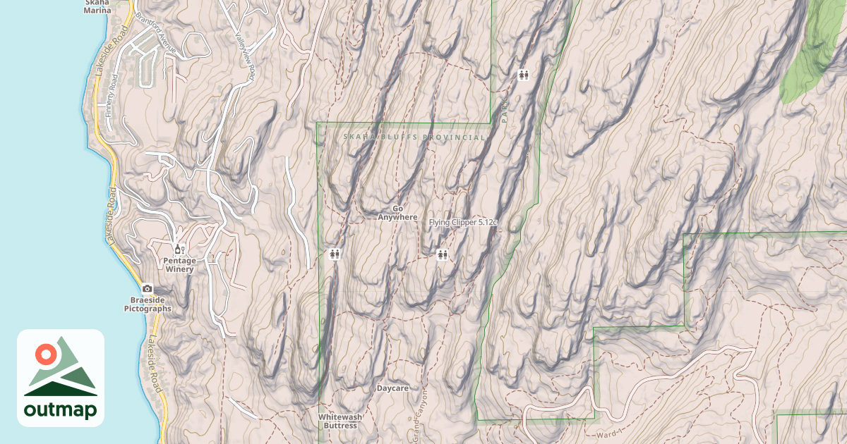 Map of Flying Clipper