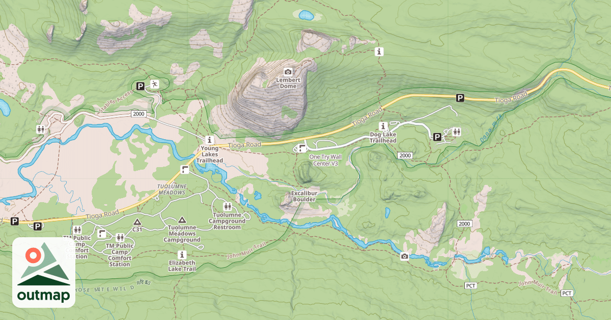 Map of One Try Wall Center