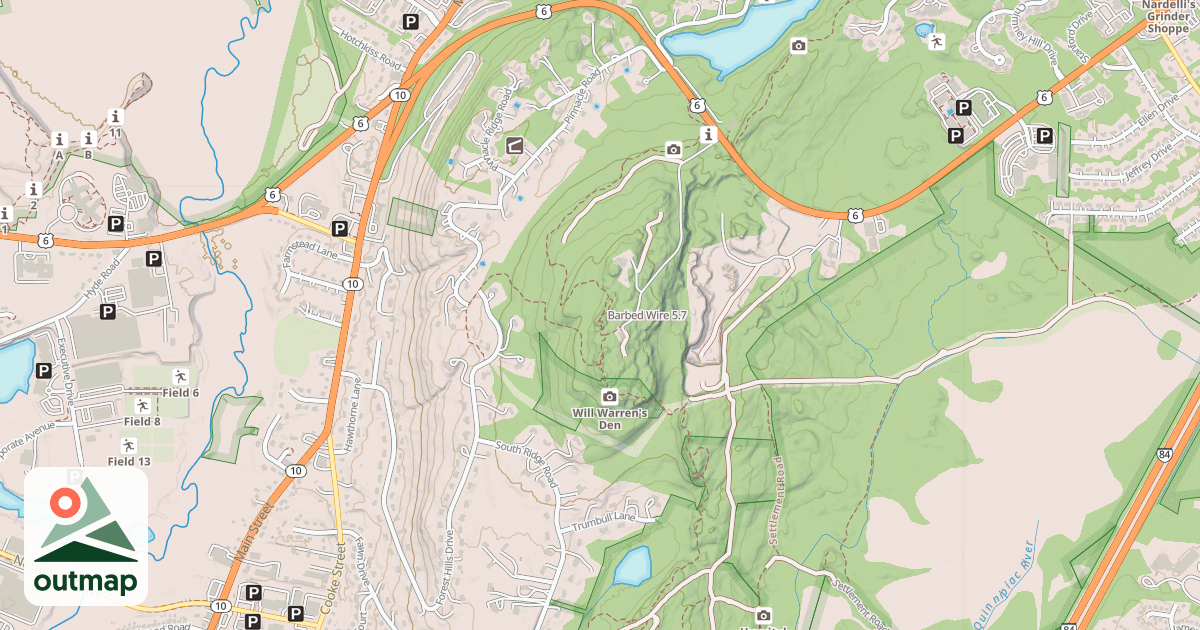Map of Barbed Wire