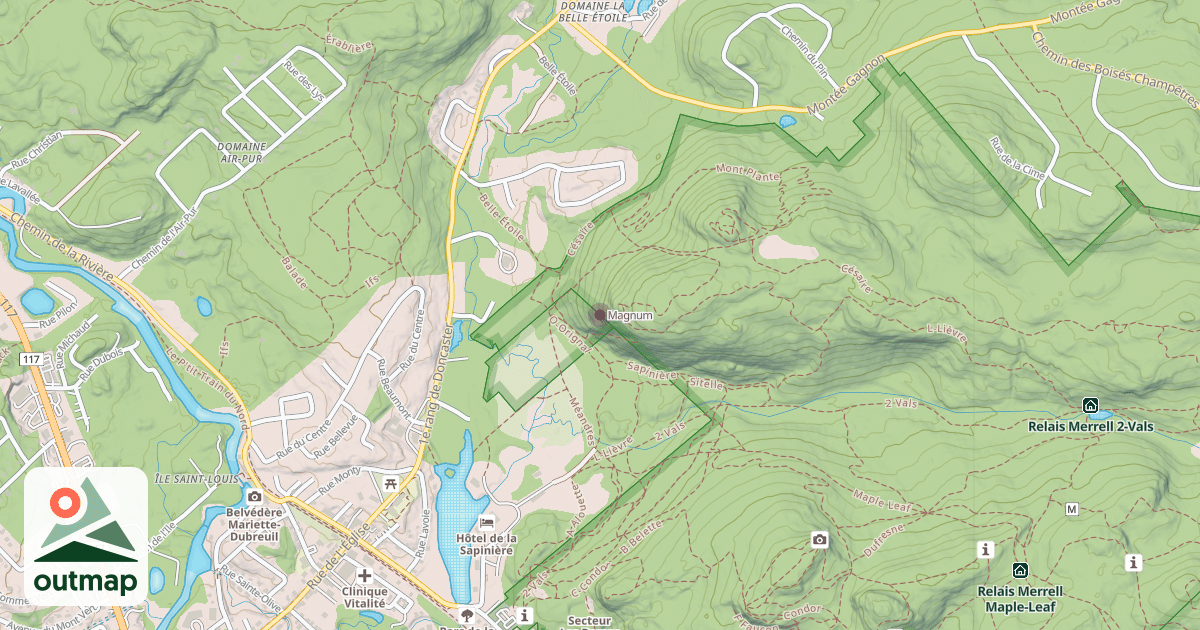 Map of Magnum
